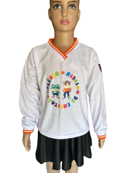 Camiseta manga longa infantil Ribeiro de Freitas