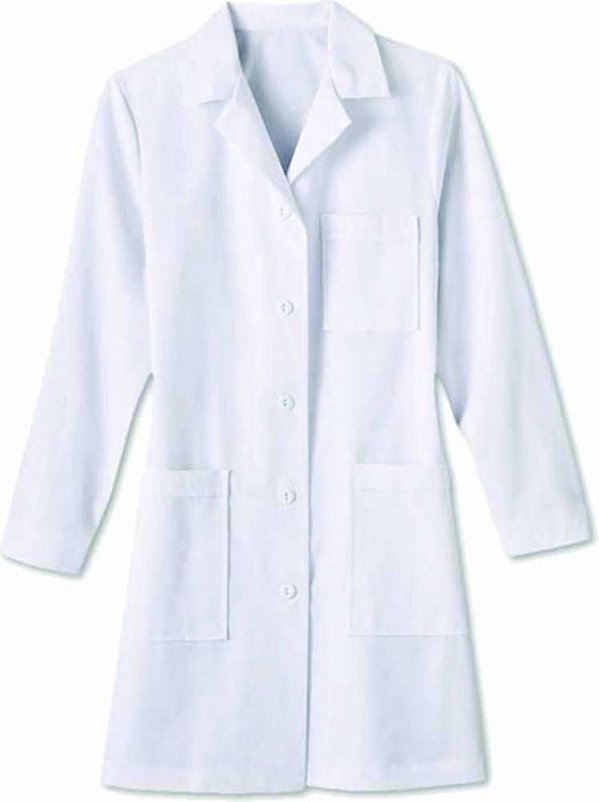 Jaleco Feminino Manga Longa Microfibra