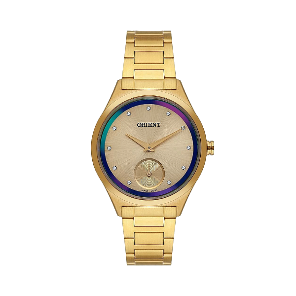 Relógio Orient Feminino Analogico Dourado FGSS0200C1KX