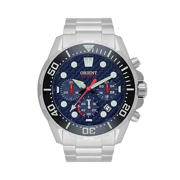 Relógio Orient Masculino Analógico SolarTech MBSSC260D1SX