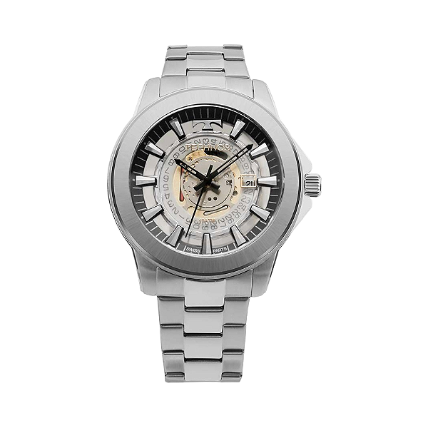 Relógio Technos Masculino Analógico Prata F06111AB1W