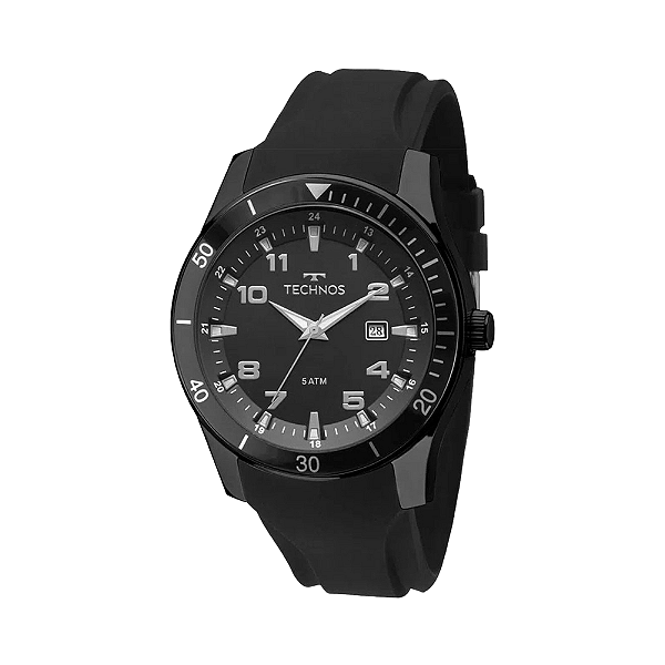 Relógio Technos Masculino Analógico Preto Racer 2115MQOS8P