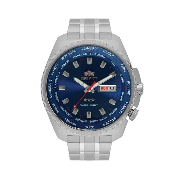Relógio Orient Masculino Automático 3 Estrelas 469SS057FD1SX