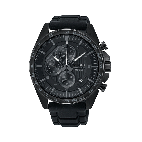 Relógio Seiko Masculino Cronógrafo Preto SSB327B1P2PX