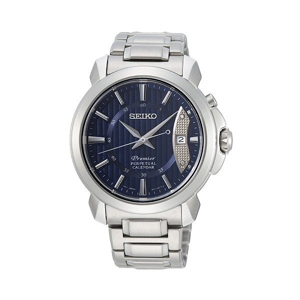Relógio Seiko Masculino Calendário Perpétuo Fundo Azul SNQ157B1D1SX