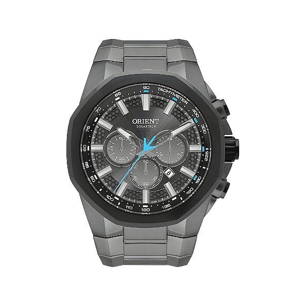Relógio Orient Masculino SolarTech Cronógrafo MYSSC017G1GX