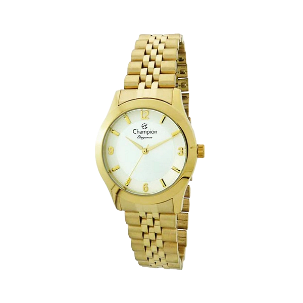 Relógio Champion Feminino Dourado Analogico CN25314W