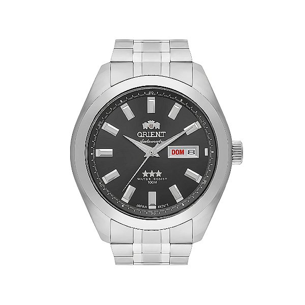 Relógio Orient Masculino Automatico Três Estrelas 469SS075FG1SX