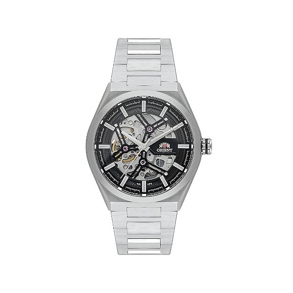 Relógio Orient Masculino Automático Esqueleto NH7SS004G1SX