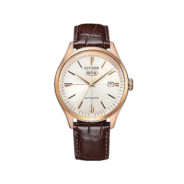 Relógio Citizen Masculino Automático Calendário Duplo TZ21205S