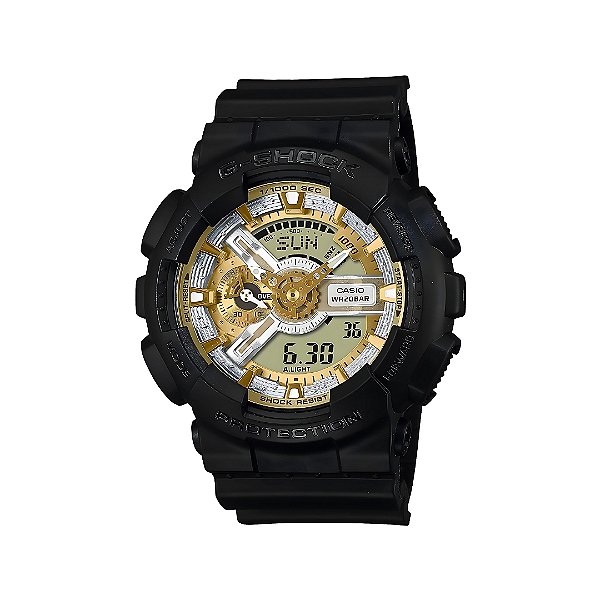 Relógio Casio Masculino G-Schock Black Anadigi GA-110CD-1A9DR