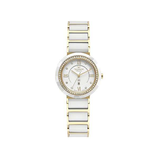 Relógio Technos Feminino Ceramic/saphire Dourado 2036MRP/1B