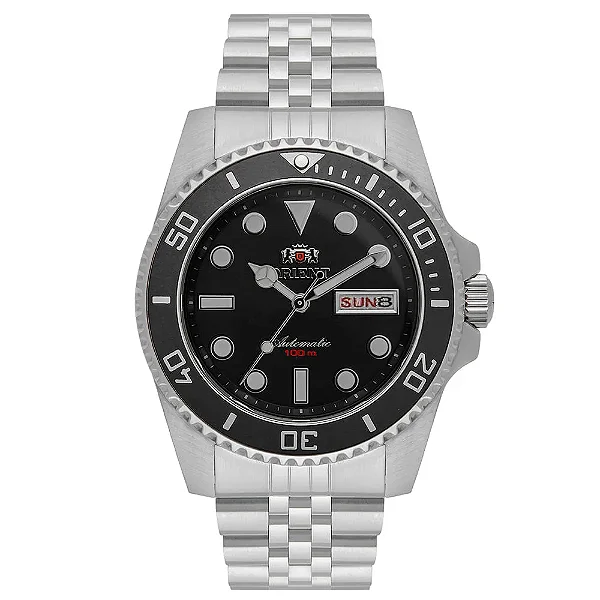 Relógio Orient Masculino Automático Fundo Preto F49SS033P1SX