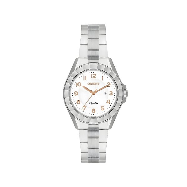 Relógio Orient Feminino Eternal Pulseira De Aço FBSS1205S2SX
