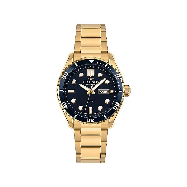 Relógio Technos Masculino Automático Dourado 8205OZ/1A