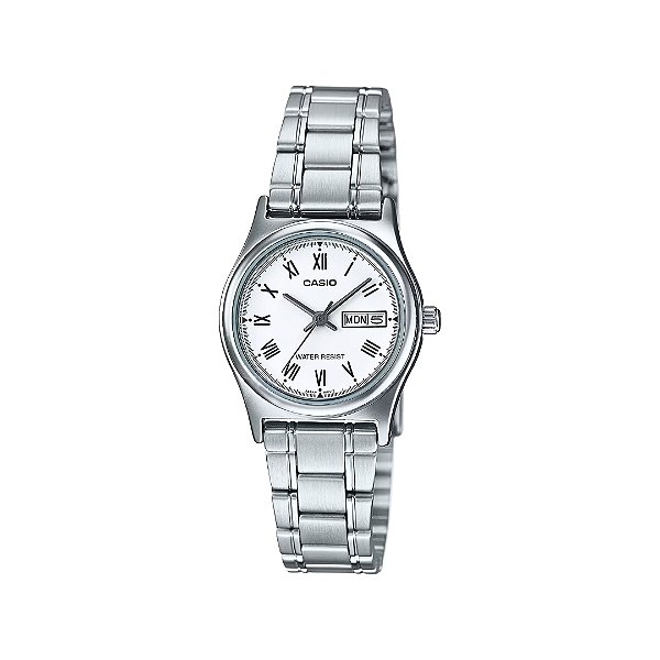 Relógio Casio Feminino Analógico Prata LTP-V006D-7BUDF-SC