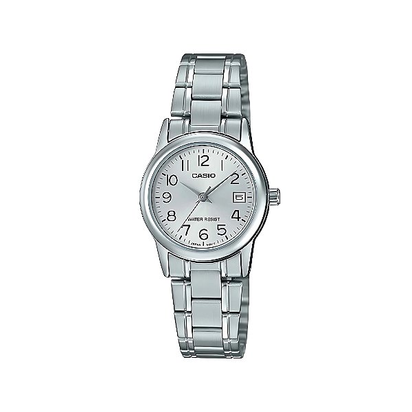 Relógio Casio Feminino Prata Analógico LTP-V002D-7BUDF-SC