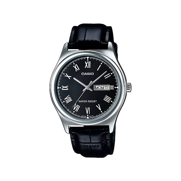Relógio Casio Masculino Pulseira de Couro MTP-V006L-1BUDF