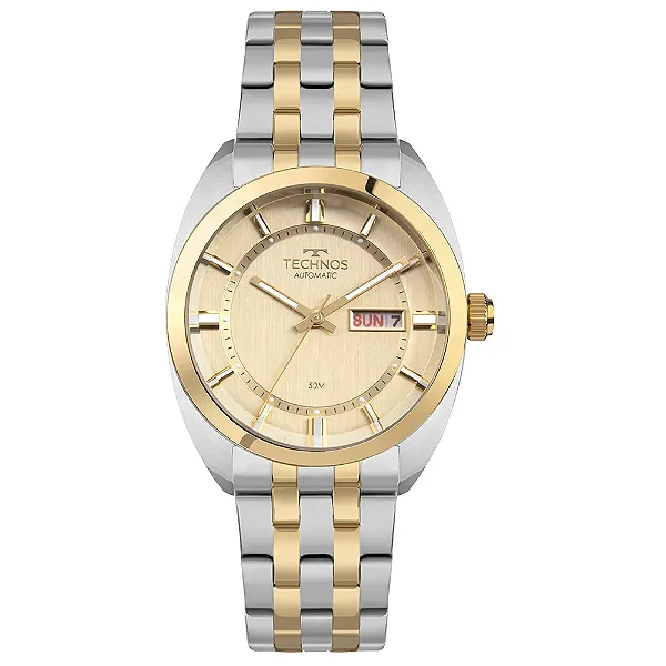 Relogio Technos Masculino Automatico Bicolor 8205OU/1X