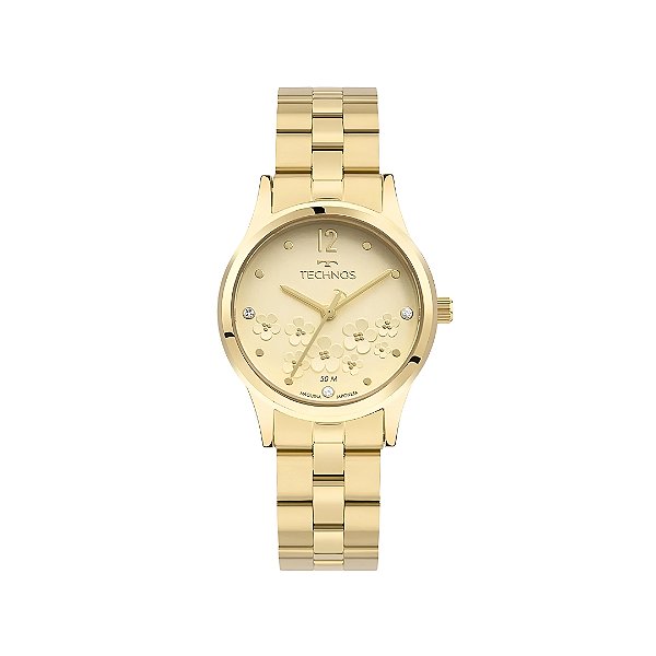 Relógio Technos Feminino Analógico Dourado 2036MTD1D