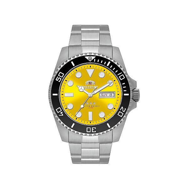 Relogio Orient Masculino Automatico Prateado NH3SS011Y1SX