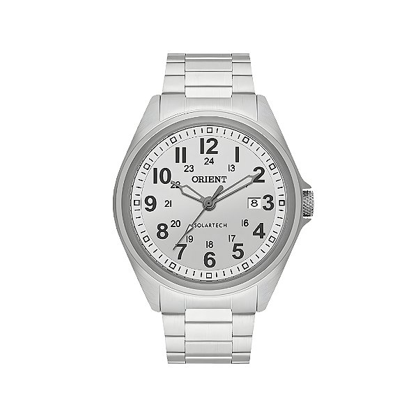 Relógio Orient Masculino Solartech Prateado MBSS1492B2SX