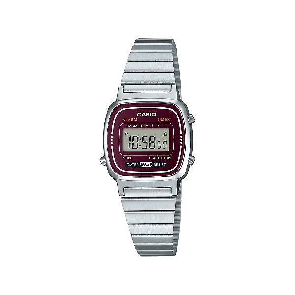 Relógio Casio Feminino Vintage Digital LA670WA-4DF-SC