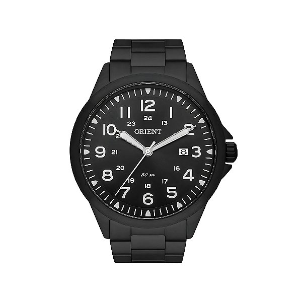 Relógio Orient Masculino Preto Fosco Analogico MPSS1028P2PX