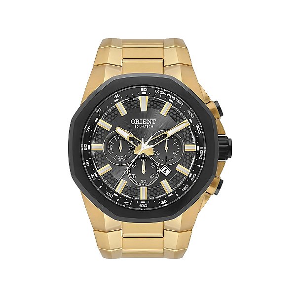 Relógio Orient Masculino SolarTech Dourado MGSSC058G1KX