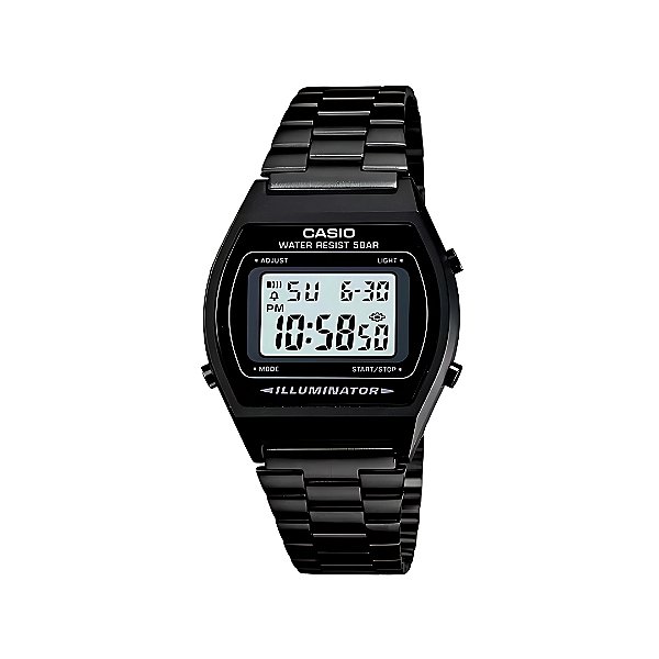 Relógio Casio Unissex Vintage Preto Digital B640WB-1ADF-SC