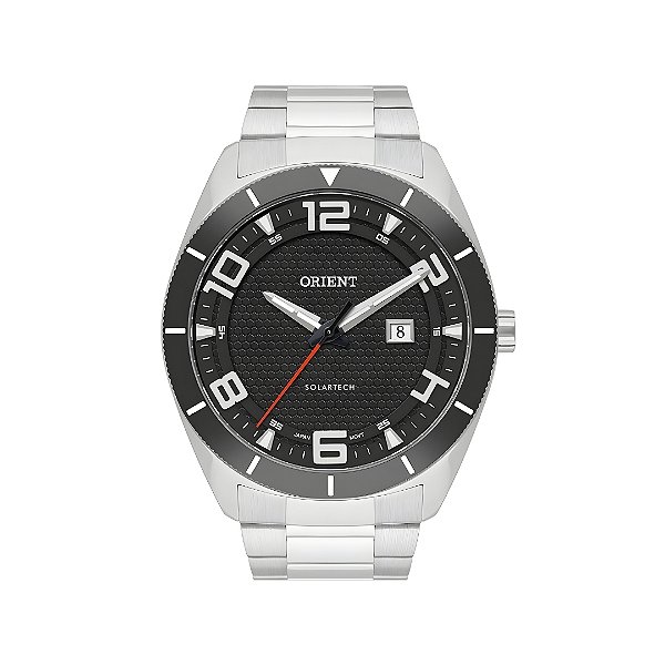 Relógio Orient Masculino Solartech Aço Prata MBSS1488P2SX