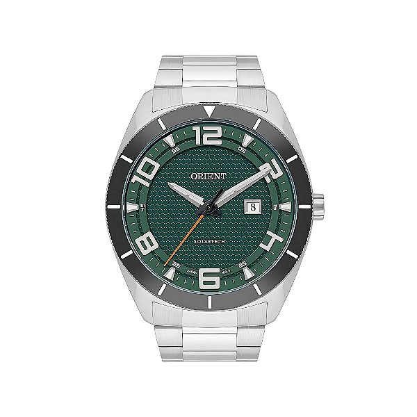 Relógio Orient Masculino SolarTech Fundo Verde MBSS1488E2SX