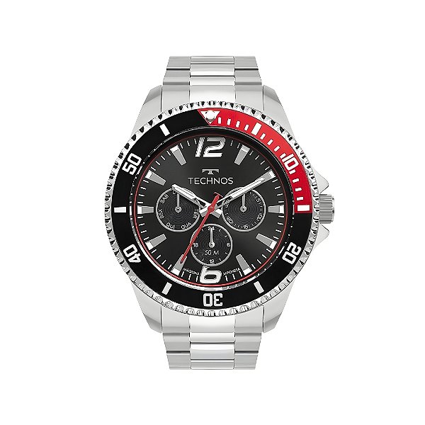 Relógio Technos Masculino Pulseira de Aço 6P29ALE/K1P