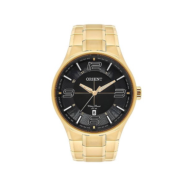Relógio Orient Masculino Analógico Dourado MGSS1136P2KX