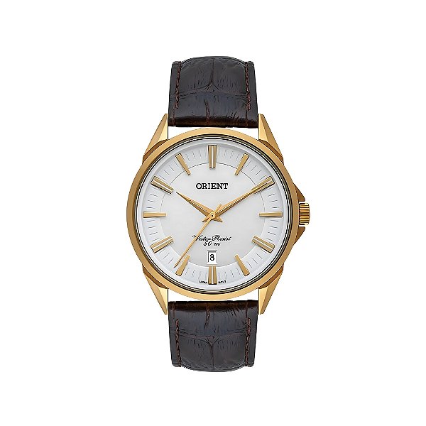 Relógio Orient Masculino Analógico em Couro MGSC1010S1NX