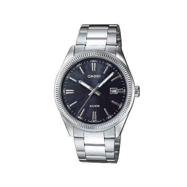 Relógio Casio Masculino Analógico Prateado Timeless Collection MTP-1302PD-1A1VEF