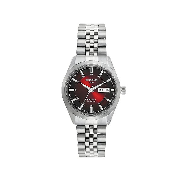 Relógio Seculus Masculino Automático Social 21 Jewels 77361G0SVNA2