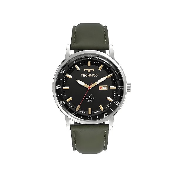 Relógio Technos Masculino Analógico Golf Prata 2115UAQ/0P