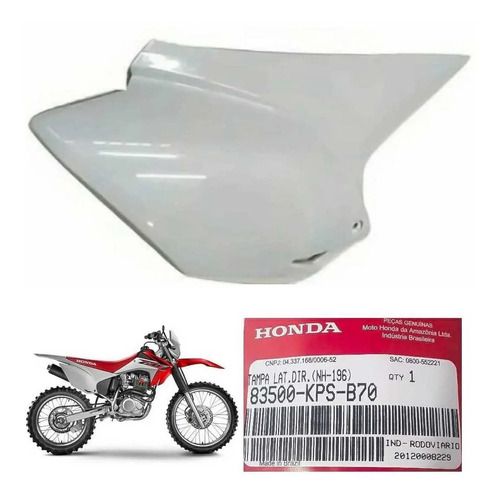 Tampa Lateral Direita Crf 230f 15-19 ( 83500-kps-b70 )