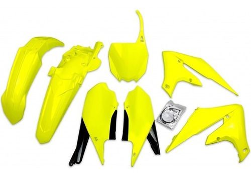 Kit Plástico Ufo Yzf 450 18-21 Amarelo Flúor