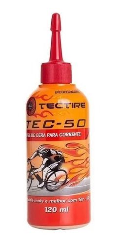 Oleo Lubrificante Bike Corrente Tectire Tec50 Cera 120ml