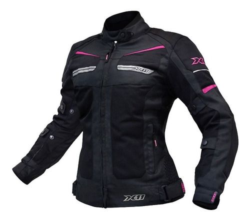 Jaqueta Feminina X11 Breeze Preto/Rosa
