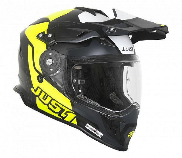 Capacete Just1 J34 Pro Tour - Amarelo/Preto
