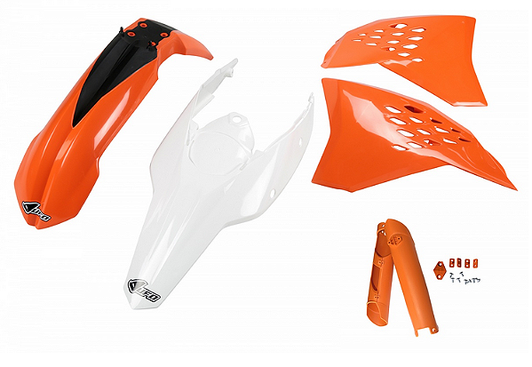 KIT PLASTICO KTM EXC/EXCF 09/11 C/ PROT BENG OEM11 - UFO