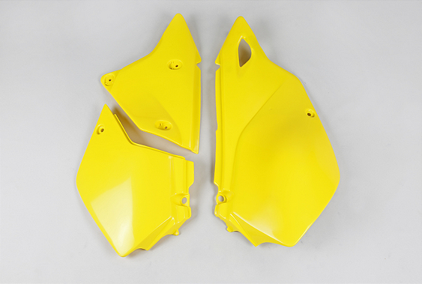 NUMBER PLATE DR400 00/18 AMARELO- UFO