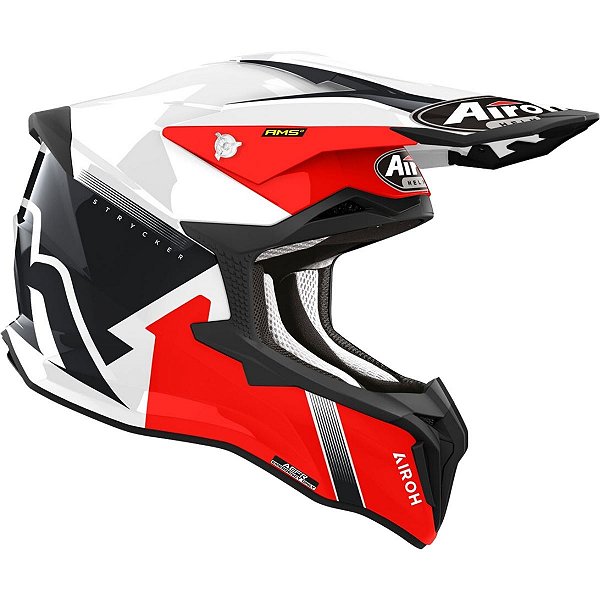 Capacete Airoh Strycker Blazer Vermelho