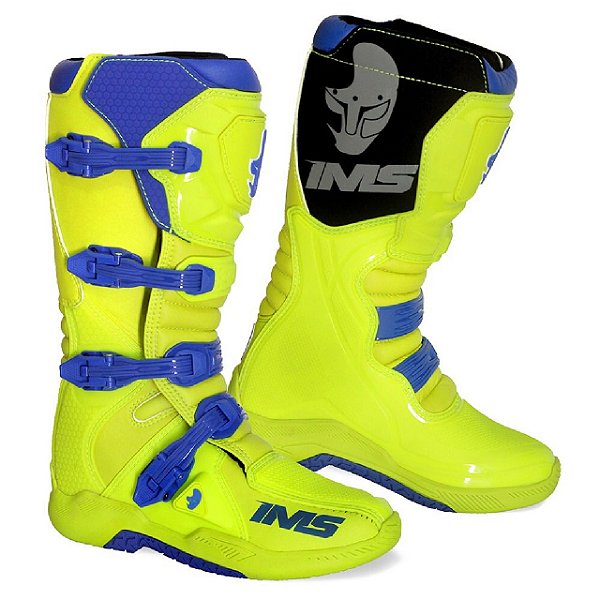 Bota IMS Factory - Amarelo Fluor/Azul