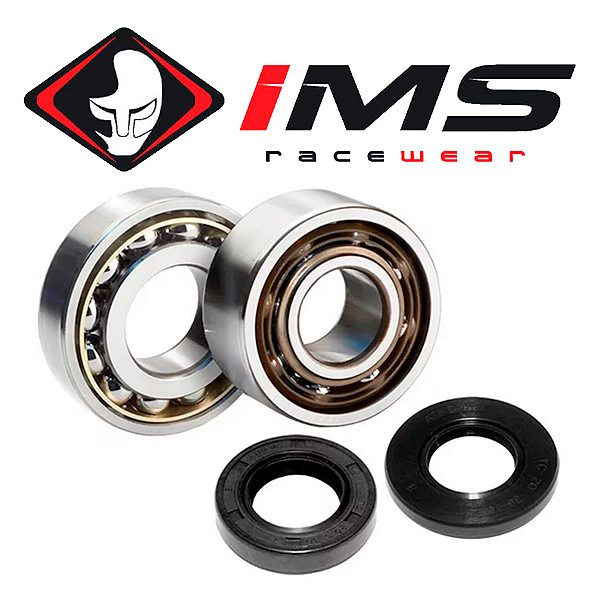 Rolamento de Virabrequim KAWASAKI KDX 200 91-06 KDX220 + Retentor IMS