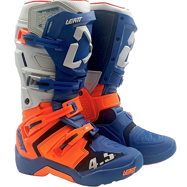 Bota Leatt 4.5 Enduro - Laranja/Azul