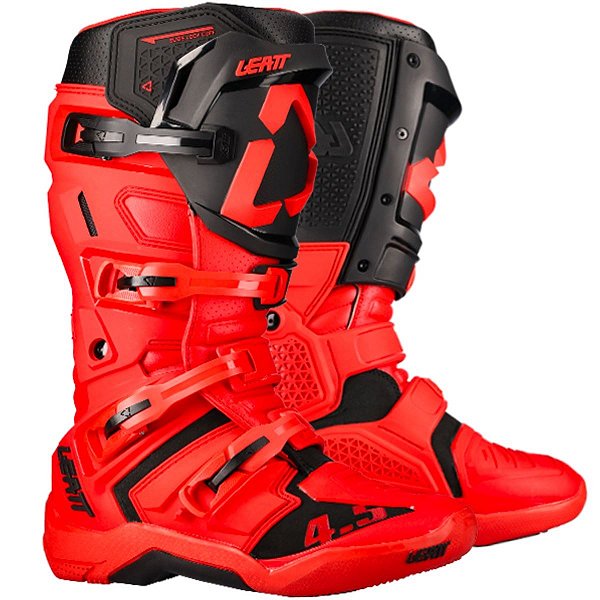 Bota Leatt 4.5 - Vermelho/Preto